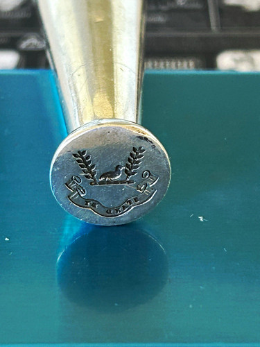 Hallmarked silver desk - desk, seal