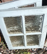 Wooden Window For Shed  , Crafting  Single Glazed Frosted 51 Cm X 44 Cm x 4.4 Cm