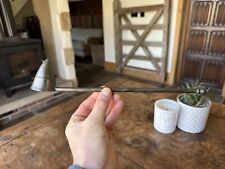 Bell Shaped Candle Snuffer Metal with Detailed Handle  29cm Long - Vintage
