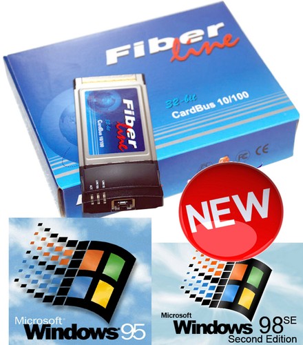 Lan card fiberline cardbus - lan,