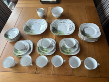 VINTAGE MELBA BONE CHINA PART TEA SET COUNTRY COTTAGE