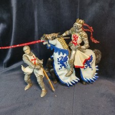 Papo 2004 red dragon jousting