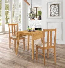 Light Oak Drop Leaf Dining Set