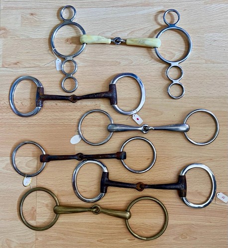 Job lot snaffles - job, (6)