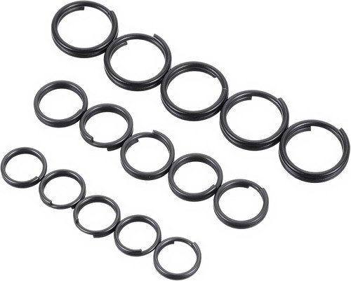 60pcs black small - 60pcs, split