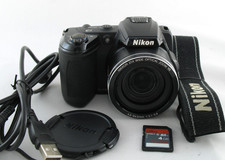Nikon Coolpix L120 14MP CCD Compact Bridge Digital Camera 21X Zoom +4GB