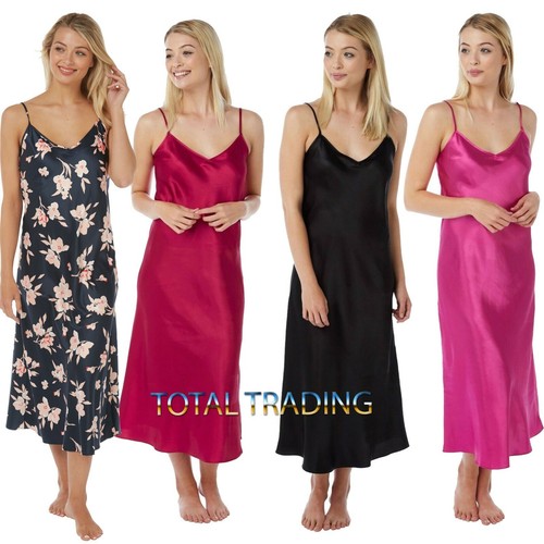 Ladies womens silky satin - ,