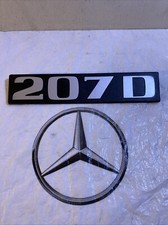 MERCEDES W601 T1 BADGE PLATE TYPE "207D" OEM A6018171115