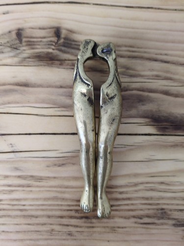 Vintage brass ladies - brass, legs