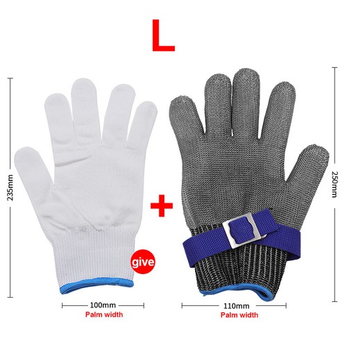 Stainless steel glove - stainless,