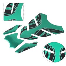 Green Fuel Gas Tank Pad Decals