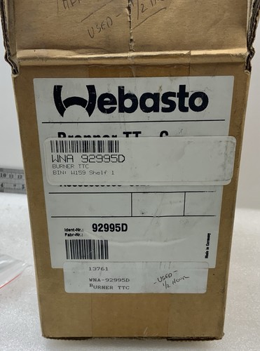 Webasto thermo top c burner - webasto,