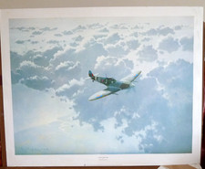 Large Spitfire print by Gerald Coulson.  'Johnny comes Home'