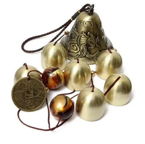 Large copper bells - copper,
