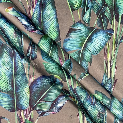 Printed micro velvet velour - printed,