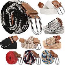 Stretch Woven Belt Men Women