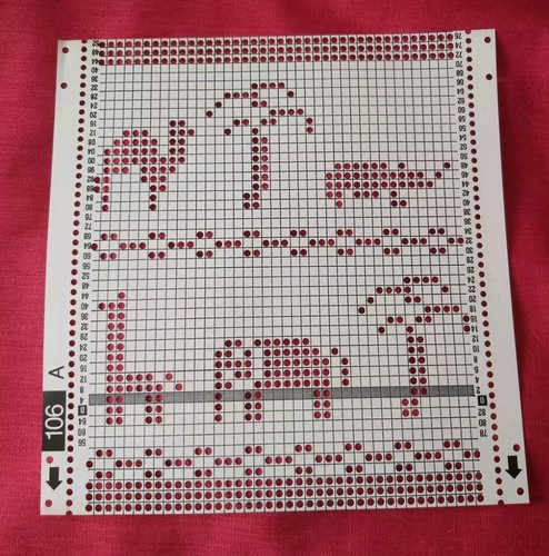 Passap pfaff punchcard - a,
