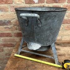 Vintage Galvanised Riveted