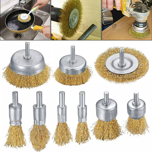 Wire wheel 9pcs set grinding - wire,