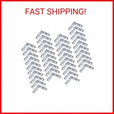 40 Pack Silver L Shape Bracket