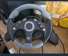  Gaming Steering Wheel with Vibration, Pedals & Gears