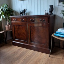 Antique Cupboard With Drawers