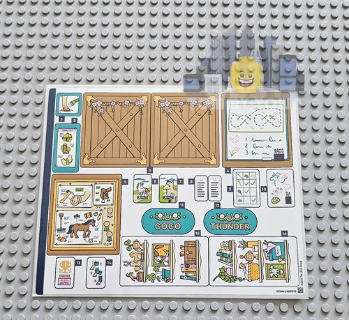 Lego friends sticker sheet for - friends,