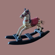 Vintage Hand-Carved Wooden