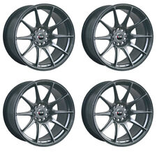 XXR 527 17" x 7.5 ET40 5x100 5x114.3 BLACK CHROME RIMS ALLOYS WHEELS LIGHT Z3535