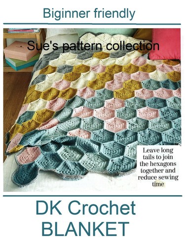 Blanket crochet pattern dk - pattern, in
