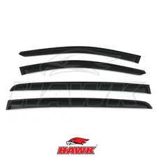 BLACK WIND DEFLECTORS FRONT AND REAR PAIR FOR KIA SPORTAGE MK4 QL 2016-2022