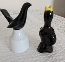 Vintage ceramic pie funnels - vintage,