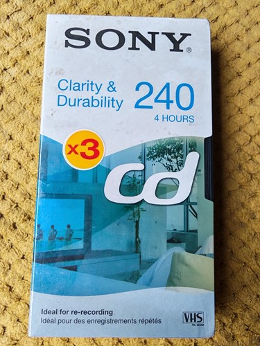 Sony 240 vhs blank video - 240, tapes