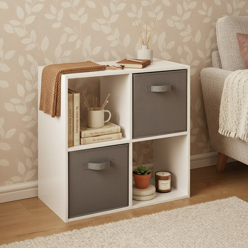 Cube storage unit with 2 - 4,