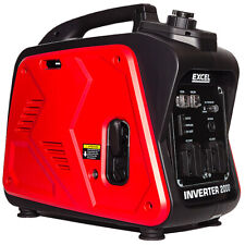 Excel Petrol Portable Generator Inverter 4-Stroke Engine Clean Power low Noise