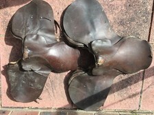 2x Antique leather display