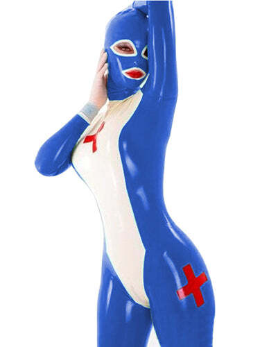 Nurse bodysuit latex 100 - nurse,