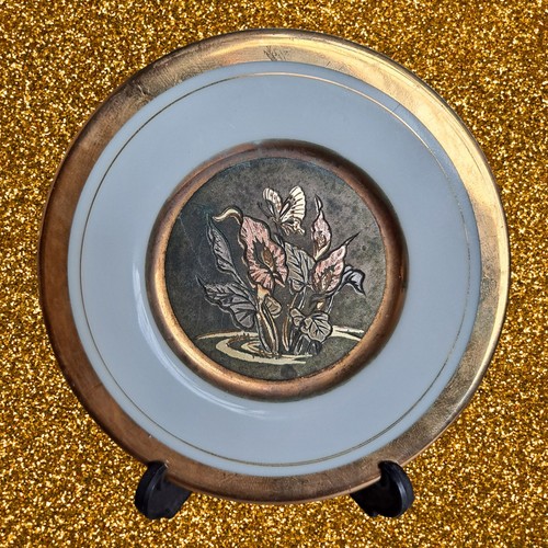 Vintage chokin art 24k - chokin,