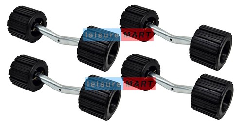 Ribbed boat trailer roller - trailer,