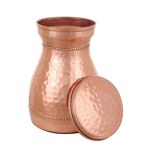 Copper bedroom jar carafe - bedroom,