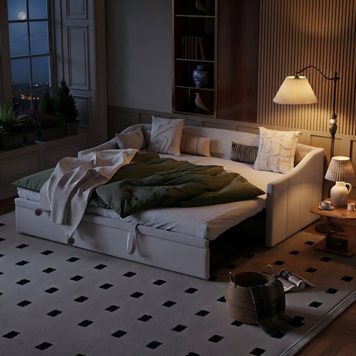 3ft single velvet daybed - daybed, sofa