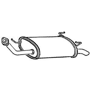 Klarius tail pipe with - pipe,