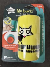 Tommee Tippee No Knock Anti Spill Cup Beaker Drink Toddler Children Kids Yellow