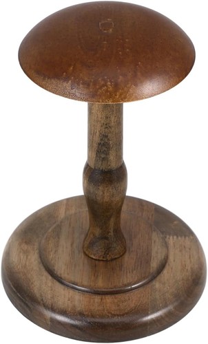 Wooden hat stand - wooden, wigs