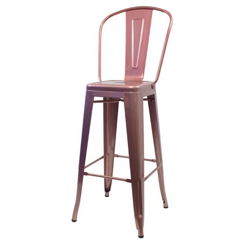 Tolix style bar stool - bar, with