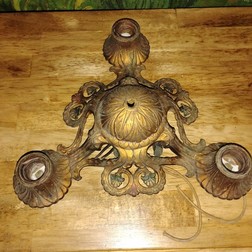 Antique cast iron light - antique, 3