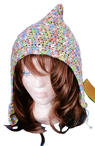 Adult pixie bonnet hood - bonnet, hat