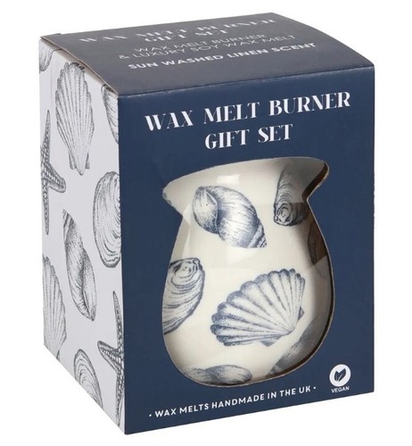 Ceramic seashell wax melter - ceramic,