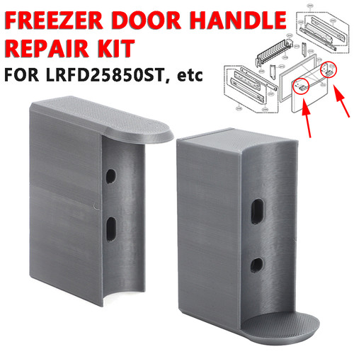 2pcs freezer door handle - 2pcs,