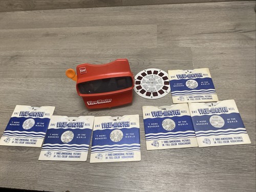 Vintage red viewmaster - vintage,